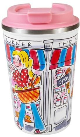 Blond Amsterdam To-Go Becher Even Bijkletsen, 380ml | Keramik, Even Bijkletsen Kollektion, Auslaufsicher, Mit Deckel, Spülmaschinengeeignet