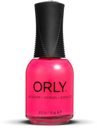 ORLY Hot Pink Nail Polish | Crème Finish | Smooth, Even Coverage | Precision Gripper Cap | Vegan & Cruelty-Free (Hibis-Kiss)