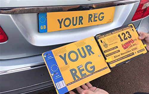 Detachable Twin Plate Bracket for Taxi's, Private Hire, Chauffeur & Mini cab, Removable Plate Bracket for Private Hire, Chauffeur cars