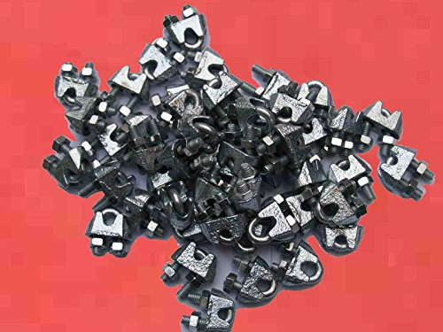 Promotion Serre Cable étrier Dia Fil 6 mm Galva (Lot de 50)