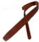 GITARRENGURT - GITARRENBAND - LEDER BRAUN - DOPPELT UMLAUFEND VERNÄHT - INNENSEITE WILDLEDER - (107-147cm) - BREITE 6,5cm - LLB20