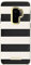 Kate Spade New York Wrap Case Schutzhülle für Samsung Galaxy S9+, Saffiano Schwarz/Weiß gestreift/Gold-Logo