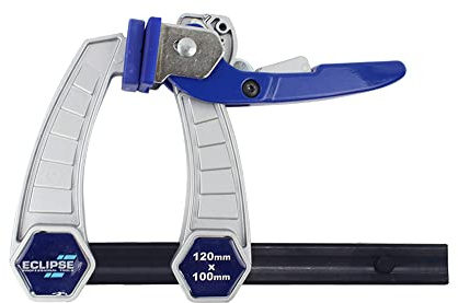 Eclipse Professional Tools ELC120-4 10 cm Quick Release Lever Clamp with 120 mm Collar Depth