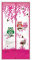 ZJXSNEH Porta Zanzariera Tenda Zanzariera Estiva Cifratura Zanzariera Magnetica Gufo Rosa 90X210cm