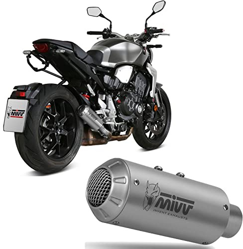 MIVV Auspuff M3 Edelstahl Endschalldämpfer Sportauspuff kompatibel mit Honda CB 1000 R 2018 2019 2020