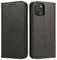 Mixroom - Custodia Cover Case a Libro Nero per iPhone 13 con Stand in Ecopelle Chiusura Magnetica Formato Portafoglio Parte Interna in TPU Morbida con Bordi Piatti
