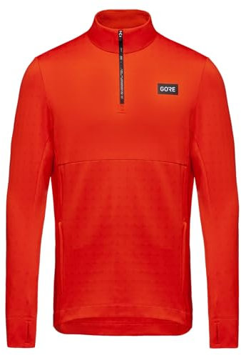 GORE WEAR Herren Everyday Thermo 1/4-zip Vest, Rot, XL EU