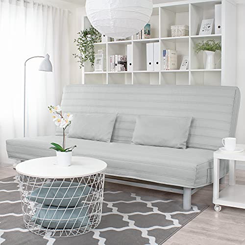 Dagra Gesteppter Bezug für Beddinge 3-er Bettsofa Streifen (Light Gray L31)