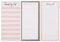 Bargain Gateway Slim Magnetic 80-Page Shopping Note List Pad, Assorted Designs X1