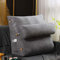 OBTUSS Keil-Lesekissen Kissen mit verstellbarem Nackenkissen und Taschen, Sofa, TV, Rückenkissen, Bettruhe, Kopfteil, Rückenstütze, dreieckiges Kissen