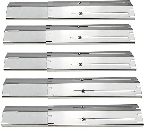 GriHero Couvercle de brûleur universel réglable 30-53,3 cm pour Charbroil, Enders, Landmann, Outback, Taino et la plupart des barbecues à gaz, plaque chauffante en acier inoxydable