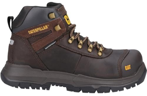 Caterpillar Male Pneumatic 2.0 Safety Boot, Brown, 7