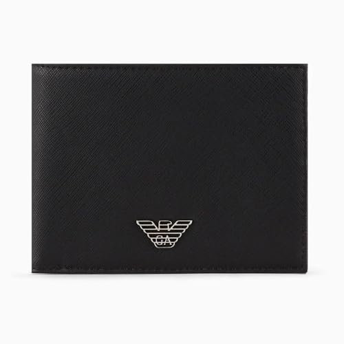 Emporio Armani Business Regenerated Portefeuille Noir