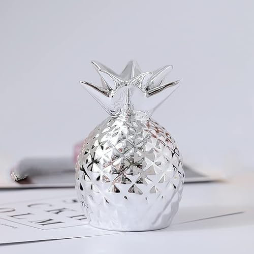 Sparschwein aus Keramik,Ananas-Figur Münzdose Spardose,Kinder Erwachsene Sparschwein,kreative Ananas Dosen Dekorative,Geld Sparen Dosen Kinder Geburtstagsgeschenk für Hauptdekorationen