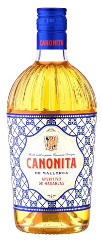 Canonita Aperitivo de Naranjas (1x 0,75l) – Einzigartiger Orangen-Likör aus Mallorca mit 18 % vol. Alkohol