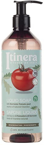 Itinera Regenerierend Flüssigseife mit Sorrento-Tomatenschalen, 95% natürlichen Inhaltsstoffen (370 ml) 1 stück