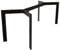 MetaloPro Tischbeine Metall, Schwerlast Stahl Schreibtisch Beine, Tischkufen Schwarz und Schrauben, Bodenschoner, Langlebig Tischgestell für Moderne Couchtisch, Esstisch, Wohnzimmer - 190x70x72 cm