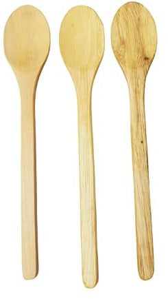 COSHAL® 3 Wooden Spoons for Cooking, Eco-Friendly Stirring and Serving Spoons, Nonstick Cookware, 9 Inch