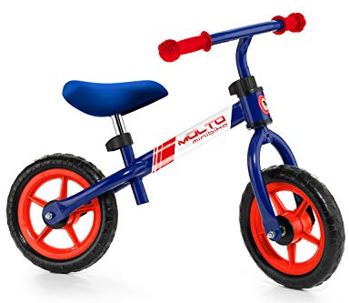 M MOLTO Balance-Fahrrad, Unisex, Blau, Größe M