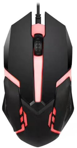 Souris de jeu filaire USB 1000 DPI 3 boutons Silent Mause rétroéclairée Professionnelle Souris d'ordinateur portable Souris pour PC Gamer Ergonomique