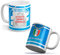 quickgadget Idea Arredo Casa regalo Tazza Sport in ceramica sport per tifoso calcio Napoli, personalizzato con FOTO + Nome e Numero