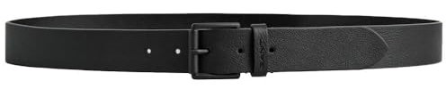 GANT Herren Tonal Buckle Leather Belt Gürtel, Black, 105