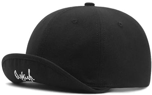 YUEZHAN Herren Kappe Hut Große Kopf-Aufwärts-Hut-Mann-Frau Kurze Brim Baseball Kappe 55-60Cm A3