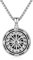 YueYuan Kompass Halskette Herren 925 Sterling Silber Kompass Anhänger Kette Halskette Weihnachten Halloween Ostern Erntedankfest Vatertag Geburtstag Jahrestag Schmuckgeschenke für Vater Ehemann