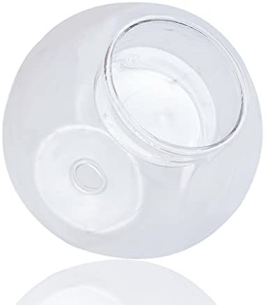 BEALIFE Porta tealight in Vetro Trasparente Vaso Decorativo Ciotola Candeliere Centrotavola per Feste Matrimonio Home Dining Decor