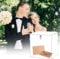 QWORK® Boîte à Cartes en Acrylique Transparent pour Mariage, Baptême, Anniversaires - 25,5 x 21 x 25 cm - Urne avec Serrure et Fente