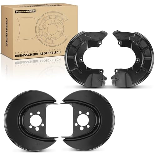 Frankberg 4x Ankerblech Vorne Hinten Kompatibel mit Polo 6C1 6R1 Polo 9A 9N Polo Stufenheck 9A2 9A4 9A6 9N2 Fabia I Praktik 6Y5 Fabia I Stufenheck 6Y3 Replace# 6R0615311A