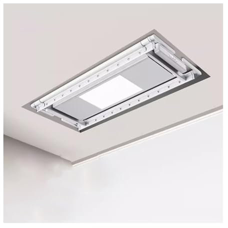 SaryEdge Tendedero de Ropa Perchero eléctrico Invisible Ultrafino Balcón Tendedero Inteligente Control Remoto para el hogar Elevación Perchero telescópico automático Tendede(B