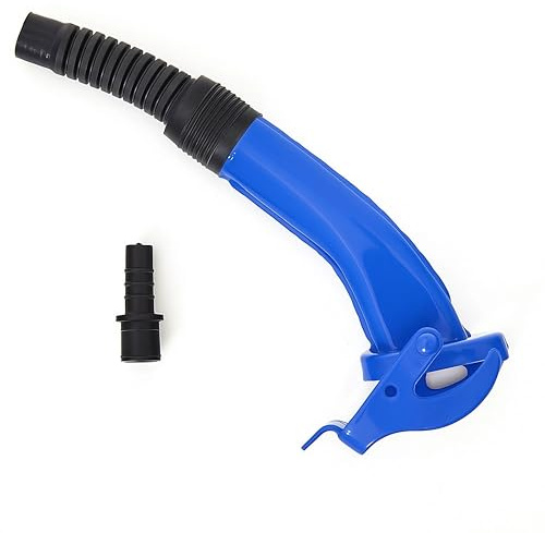 BW® Ausgießer flexibel für Metall Benzinkanister 5/10 / 20 Liter – 25cm Flex Spout inkl. Halterung für Kraftstoffkanister - Blau - RAL 5005 - Made in Europe