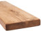 MoonTree Rustikales schwebendes Regal, 140 cm x 22 cm x 4.4 cm, dunkle Eichenoptik