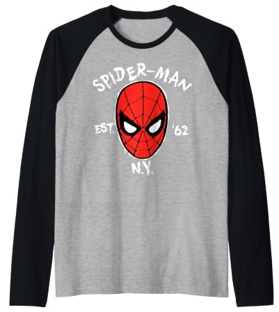 Marvel Spider-Man ist 1962 in New York Raglan