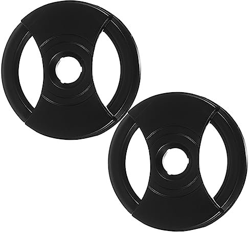 HousoutilAdaptador Redondo para Tocadiscos: 2 Piezas Accesorio Duradero Y EstéTico Compatible con La Mayoría De Marcas De Reproductores De Vinilo DiseñO Antideslizante En Color Negro