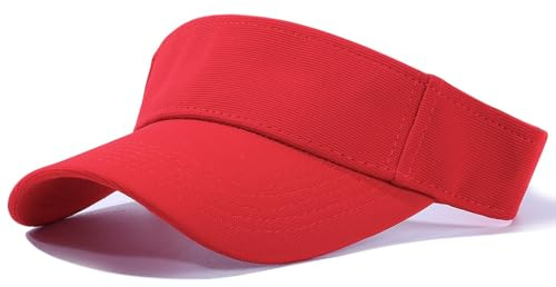 Tiakay Unisex Visoren Cap Schirmmütze für Tennis & Golf – Leichte Sonnenblende mit UV-Schutz, Ideal für Damen und Herren im Sommer