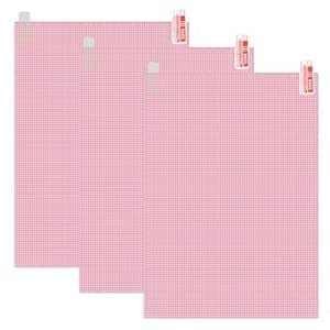 3 PCS Display Schutz Folie KLAR, A4 HD Schutzfolie Displayschutzfolie, Universell für Zum selber Zuschneiden, Schutzfolie für GPS, Kamera, Uhr, Tablet, inkl. 10 Reinigungstücher-Set + 1 Rakel