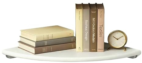 Relaxdays Eckregal, HxBxT: 3 x 25 x 25 cm, Walnussholz, Wohnzimmer, Deko, Traglast: 5 kg, Bücherregal hängend, weiß