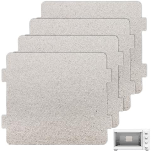 4 PCS Waveguide Cover, Universal Mica Sheet Microwave Wave Guide Cover Replacement Free Cutting According to The Required Size for Universal Microwave Oven Repairing Part, 120X100mm