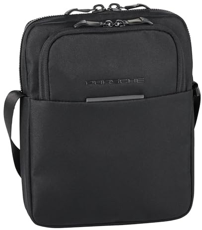 Porsche Essential Umhängetasche - Crossbody Reisetasche mit RFID-Tasche, verstellbarem Gurt & mehreren Fächern