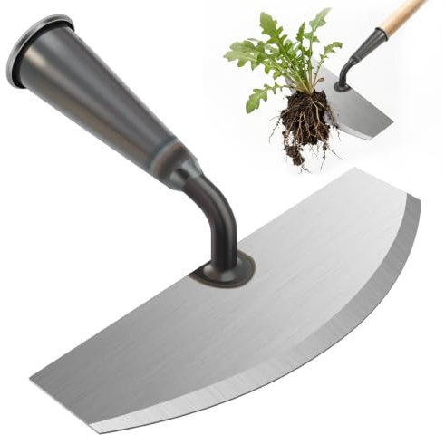 Heavy Duty Garden Cleaning Shovel Head, 65 Manganese Steel Weed Remover Tool, Multifunctional Patio Moss Scraper & Flat Spade Bevel Blade for Driveway, Yard Edging, Paving Gaps