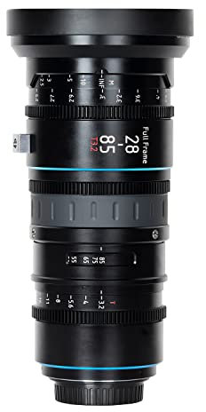 SIRUI 28-85 mm T3.2 obiettivo cinematografico zoom parafocale full frame,per fotocamere con montaggio EF,adatto a BMPCC-6k,BMPCC-6k-pro,EOS C300 Mark III,EOS C500 Mark II,obiettivo con montaggio EF