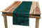 ABAKUHAUS Teal Tischläufer, Rotes Beeren-Weihnachten rustikal, Esszimmer Küche Rechteckiger Dekorativer Tischläufer, 40 x 225 cm, Zinnoberrot Teal Rubin