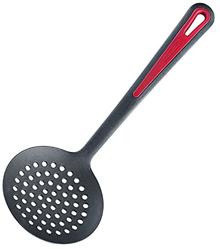 Westmark Espumadera, Resistente al calor hasta 270 °C, PPA, Longitud: 32,2 cm, Gallant Plus, Negro/rojo, 29502275