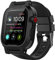 ShellBox Case Apple Watch 44mm Displayschutzfolie Wasserdichtes Gehäuse [IP68], Stoßfestes/robustes 1-Reihen Perforiertes Softband für iWatch Serie 6/5/4/SE 44mm (Schwarz)