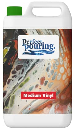 Perfect. pouring. Medium Vinyl 2,5 Liter | Farbadditiv für Acrylic Pouring | optimierte Verlaufseigenschaften und kein Verblassen der Pouring Farben