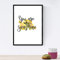 Nacnic Drucke mit glücklichen Nachrichten coloridos.Poster 'You Are My Sunshine' für die Gestaltung. A3 Größe ungerahmt