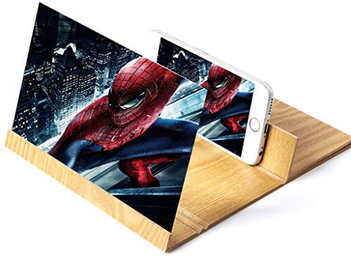 ARCH Handy Bildschirmlupe Mit Lautsprecher, Handylupe Bildschirm Vergrösserung,Einfach Zu Bedienen, Handy Lupe for Smartphone, Telefonprojektor for Filme, Videos Und Spiele