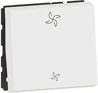 Legrand - Commande Mosaic pour VMC 2 modules - blanc